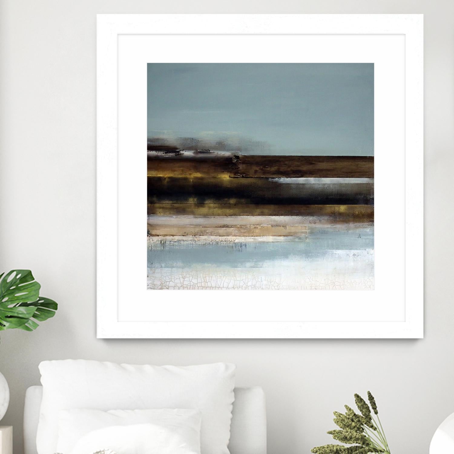 Distant Shore by Susan Cordes on GIANT ART - multi abstracts, contemporary