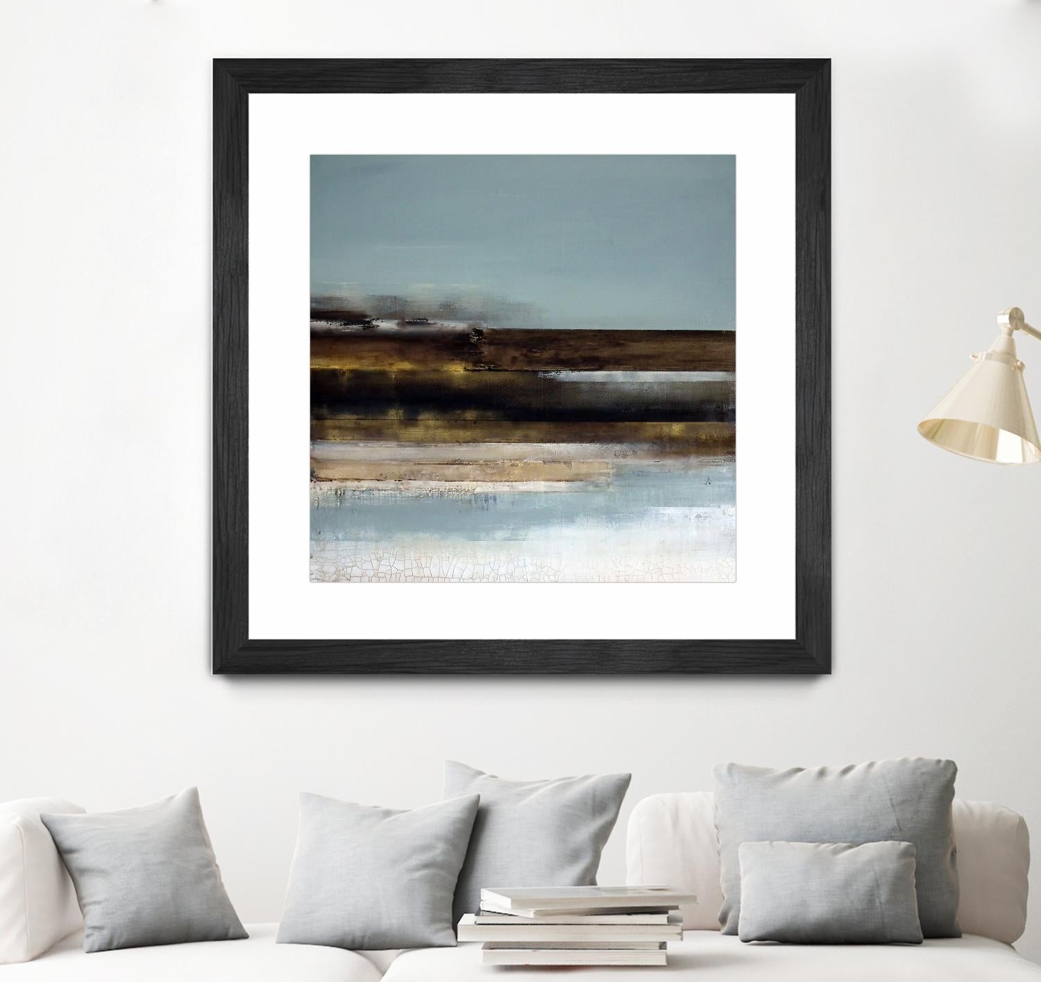 Distant Shore by Susan Cordes on GIANT ART - multi abstracts, contemporary