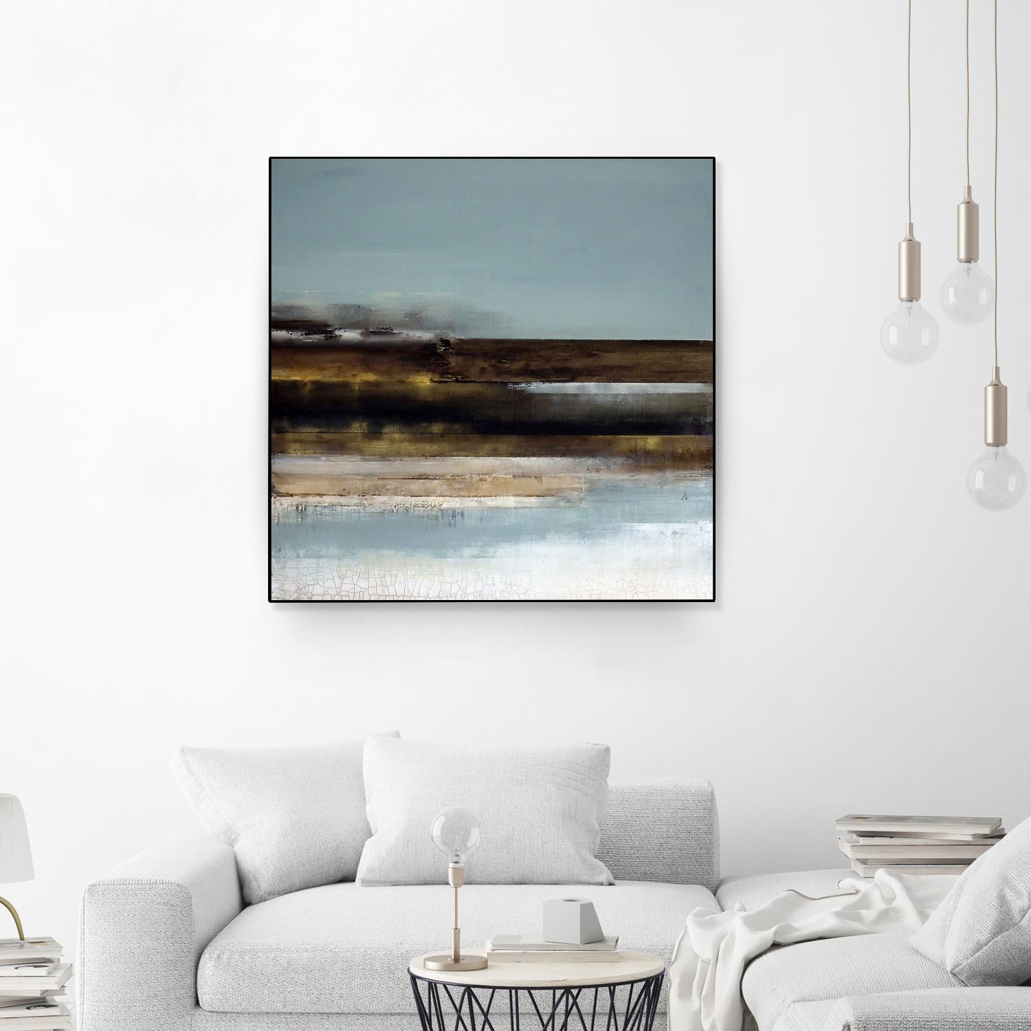 Distant Shore by Susan Cordes on GIANT ART - multi abstracts, contemporary