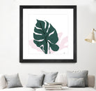 Pink Shadow by Niya Christine on GIANT ART - green contemporary, floral/still life, leaves