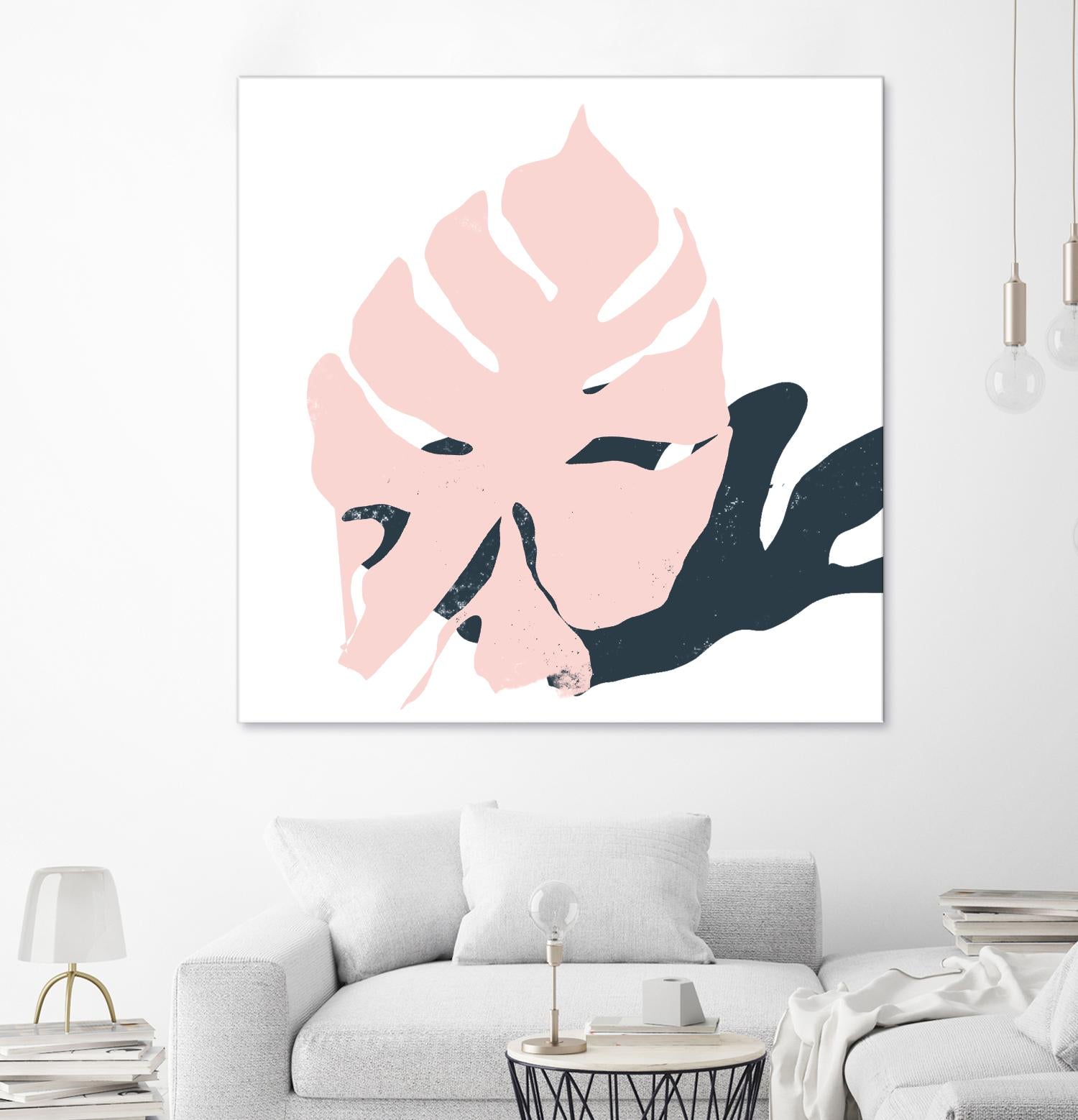 Pink Protector by Niya Christine on GIANT ART - pink contemporary, floral/still life, leaves