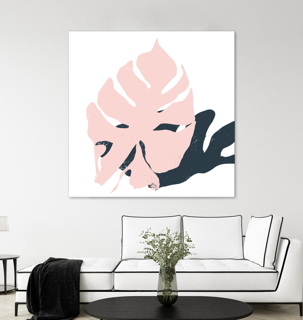 Pink Protector by Niya Christine on GIANT ART - pink contemporary, floral/still life, leaves