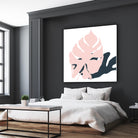 Pink Protector by Niya Christine on GIANT ART - pink contemporary, floral/still life, leaves