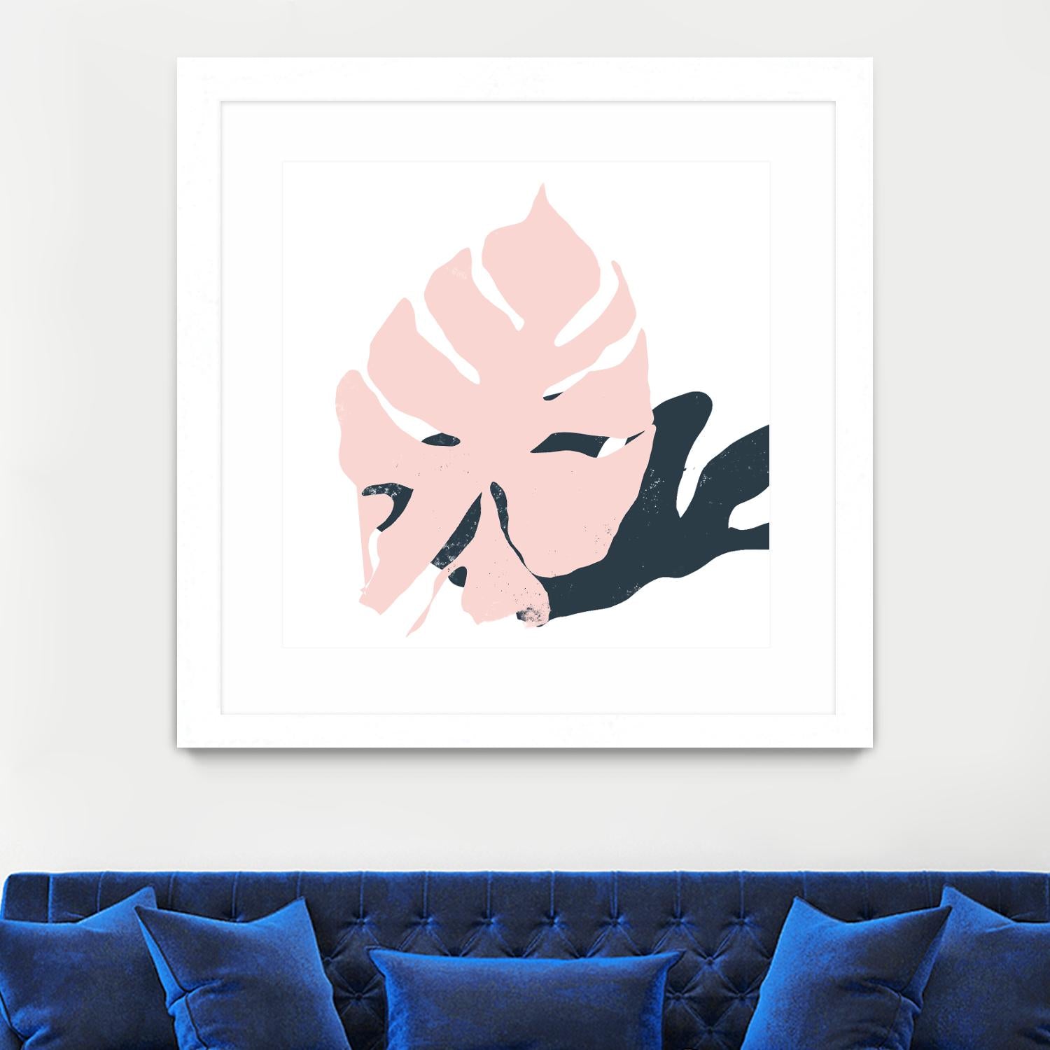 Pink Protector by Niya Christine on GIANT ART - pink contemporary, floral/still life, leaves