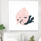 Pink Protector by Niya Christine on GIANT ART - pink contemporary, floral/still life, leaves