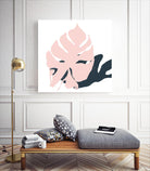 Pink Protector by Niya Christine on GIANT ART - pink contemporary, floral/still life, leaves
