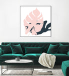 Pink Protector by Niya Christine on GIANT ART - pink contemporary, floral/still life, leaves