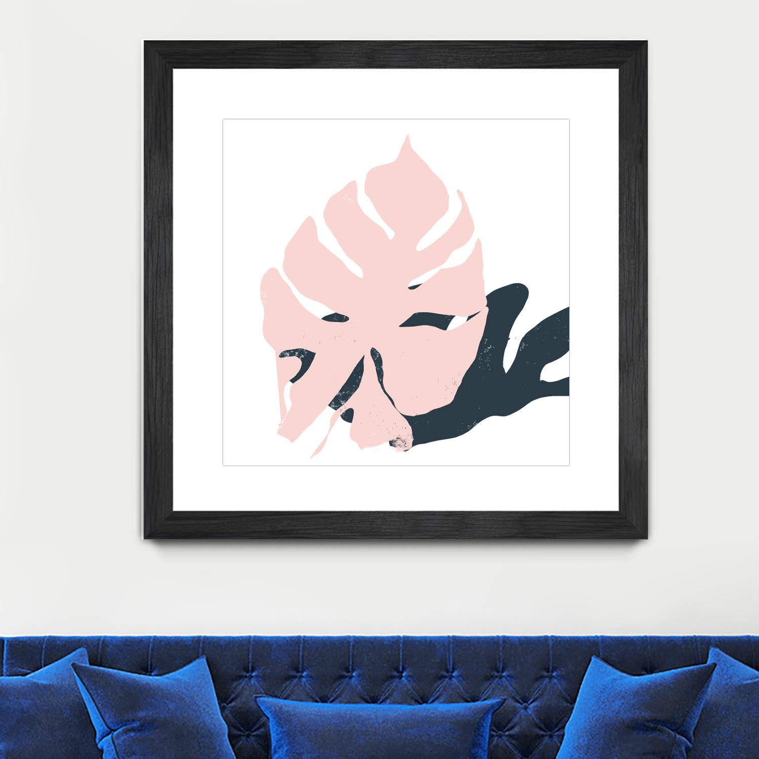 Pink Protector by Niya Christine on GIANT ART - pink contemporary, floral/still life, leaves