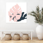 Pink Protector by Niya Christine on GIANT ART - pink contemporary, floral/still life, leaves