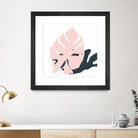 Pink Protector by Niya Christine on GIANT ART - pink contemporary, floral/still life, leaves