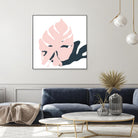 Pink Protector by Niya Christine on GIANT ART - pink contemporary, floral/still life, leaves