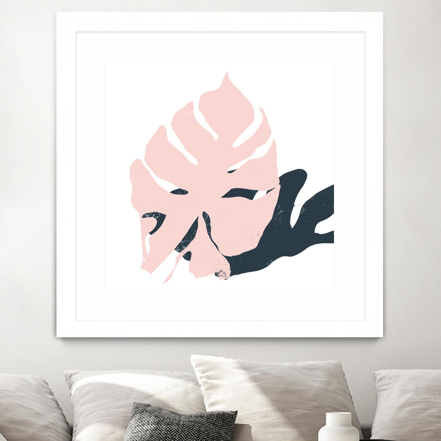Pink Protector by Niya Christine on GIANT ART - pink contemporary, floral/still life, leaves