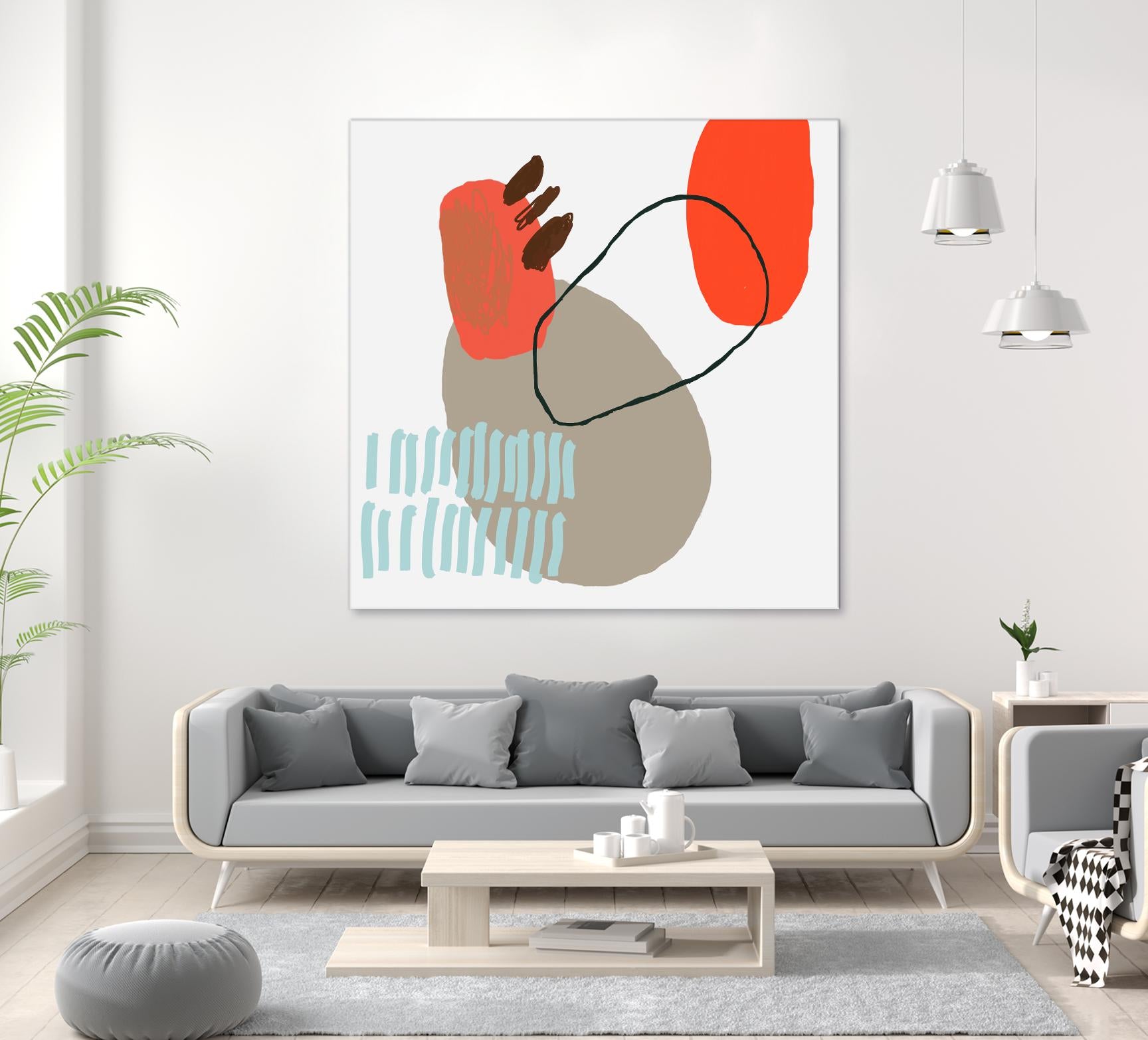 Marking The Days by Niya Christine on GIANT ART - multi abstracts, contemporary, floral/still life