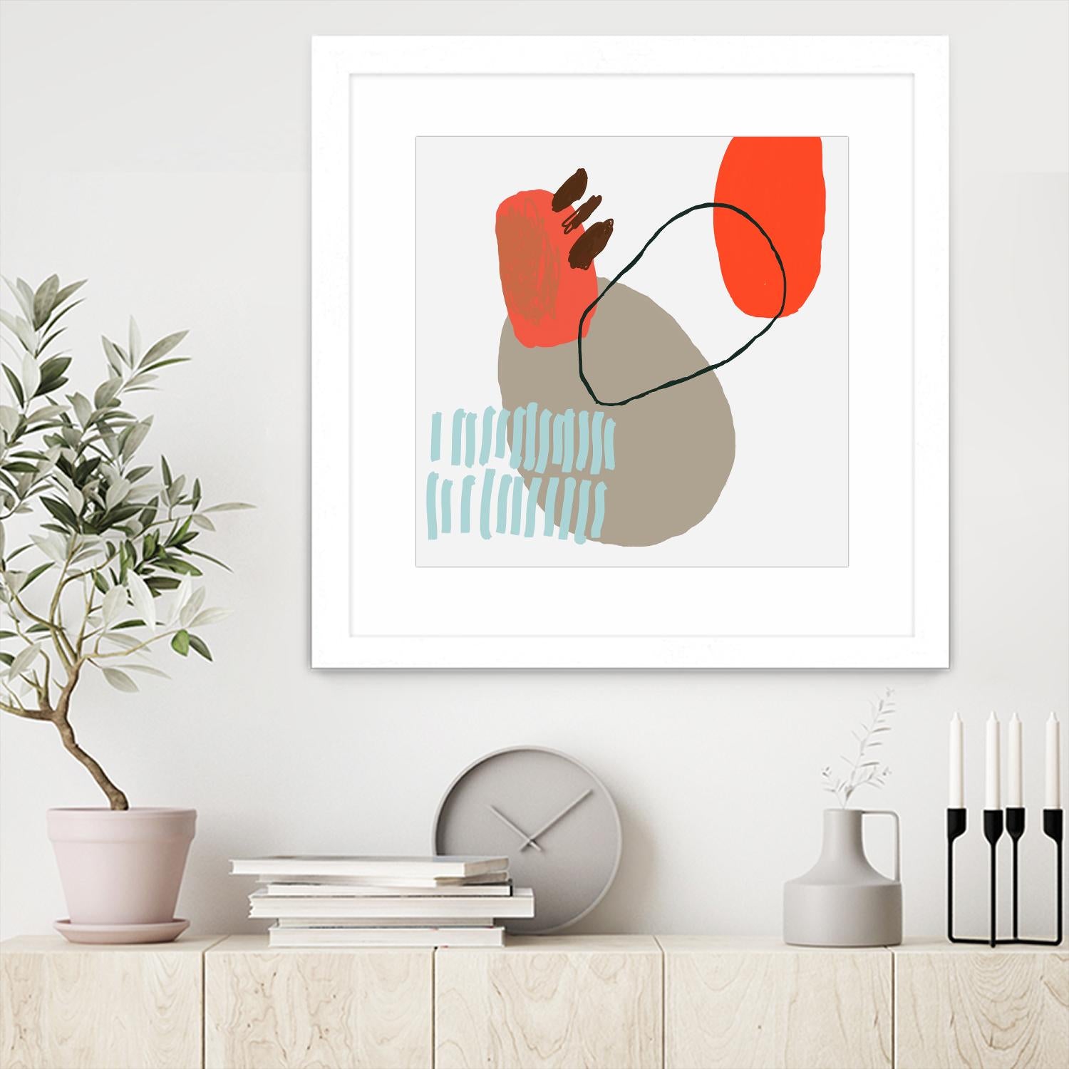 Marking The Days by Niya Christine on GIANT ART - multi abstracts, contemporary, floral/still life