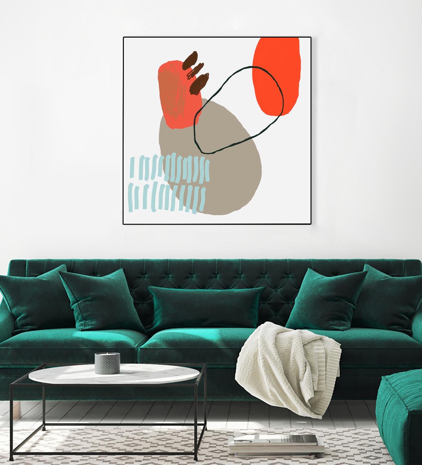 Marking The Days by Niya Christine on GIANT ART - multi abstracts, contemporary, floral/still life