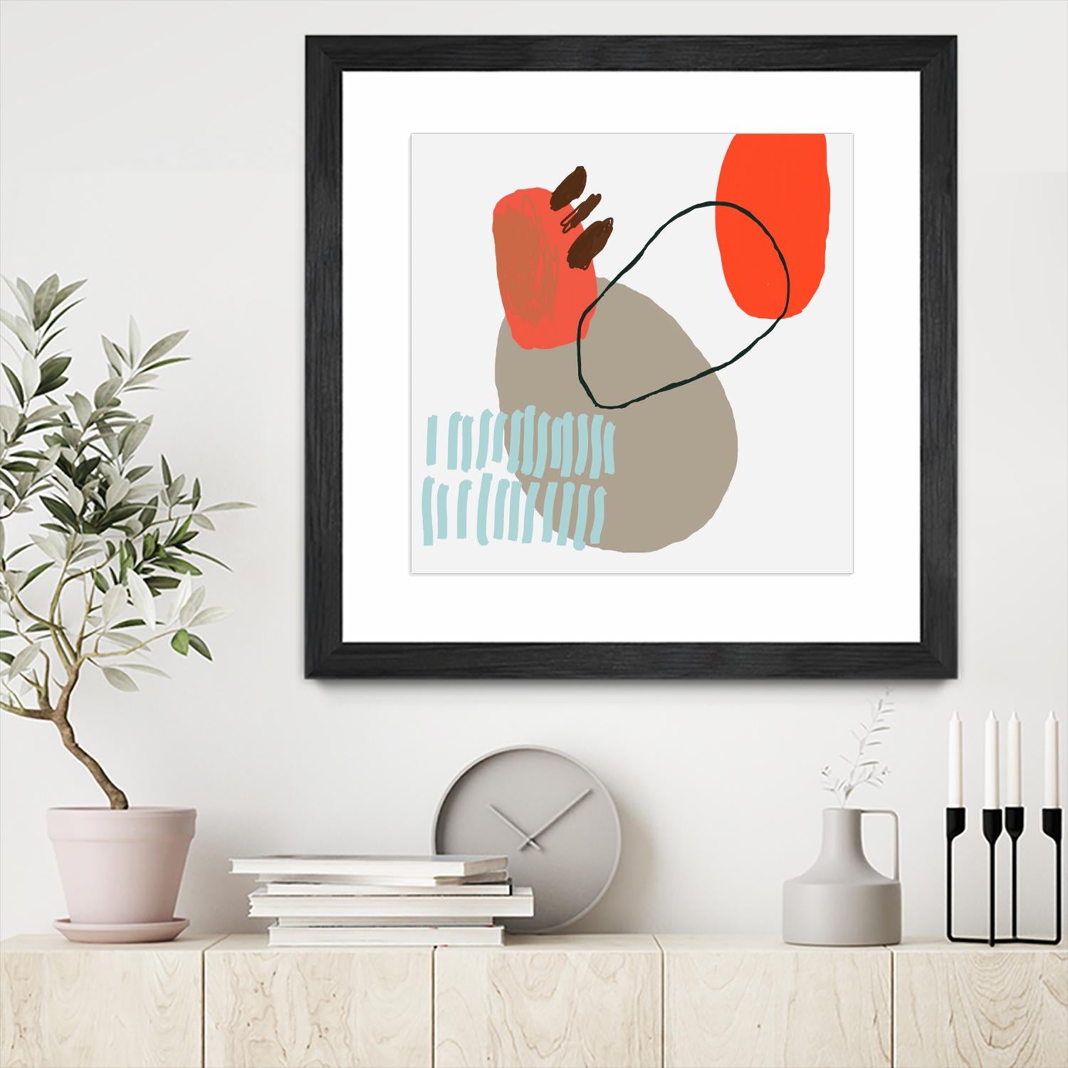 Marking The Days by Niya Christine on GIANT ART - multi abstracts, contemporary, floral/still life