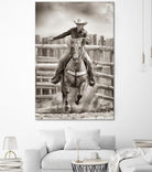 Ride ‘Em Cowgirl by Lisa Dearing on GIANT ART - multicolor photography; animals; figurative