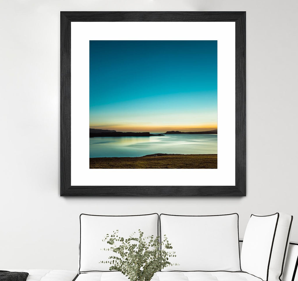 Serenity Loch Harport by Lynne Douglas on GIANT ART - multicolor photography; coastal; landscapes