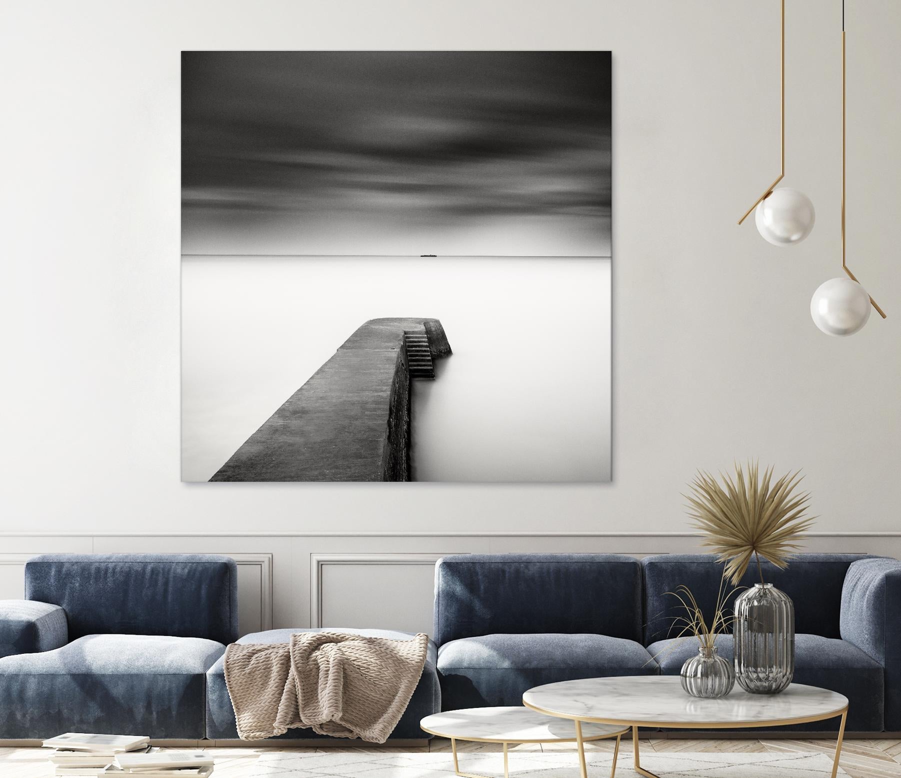 The Jetty-Study #1 by Wilco Dragt on GIANT ART - multicolor photography; coastal; landscapes