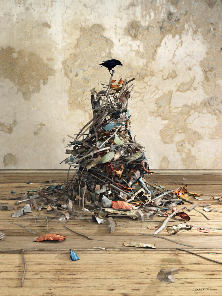 New Worth by Cynthia Decker on GIANT ART - multi contemporary, animals, urban/pop surrealism, birds