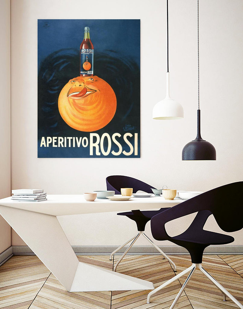 Aperitivo Rossi by Jean Droit sur GIANT ART - vintage vintage