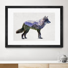 Rocky Mountain Grey Wolf by Davies Babies on GIANT ART - white animals