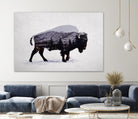 The American Bison by Davies Babies on GIANT ART - white animals