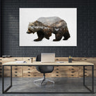 The Kodiak Brown Bear by Davies Babies on GIANT ART - white animals