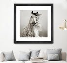 Caballo de Andaluz by Lisa Dearing on GIANT ART - grey animals