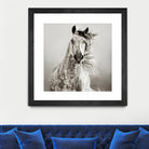 Caballo de Andaluz by Lisa Dearing on GIANT ART - grey animals