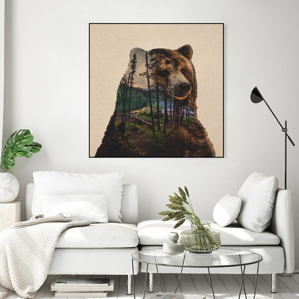Bear Lake by Davies Babies on GIANT ART - multicolor animals; contemporary