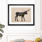 The Alaskan Bull Moose by Davies Babies on GIANT ART - multicolor animals; contemporary