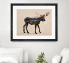 The Alaskan Bull Moose by Davies Babies on GIANT ART - multicolor animals; contemporary