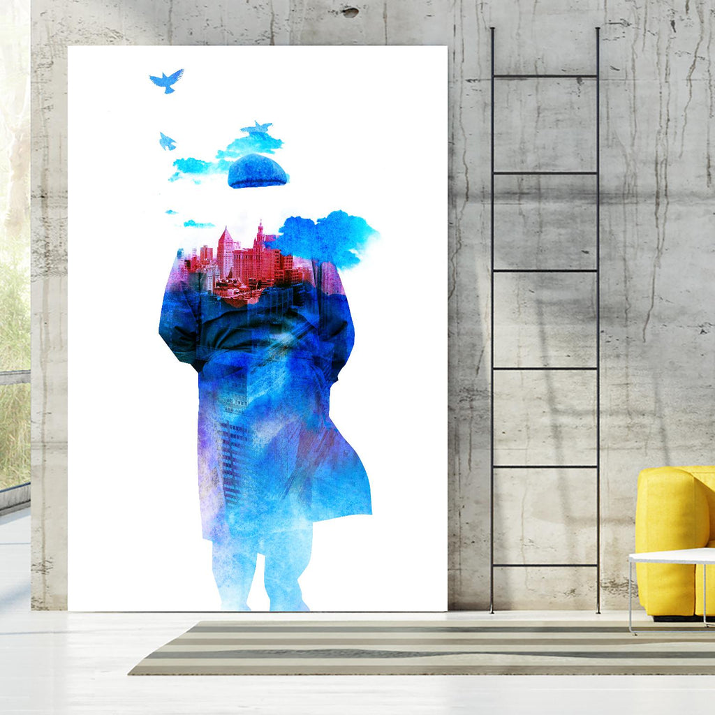 Get Away From Town by Robert Farkas on GIANT ART - white contemporary