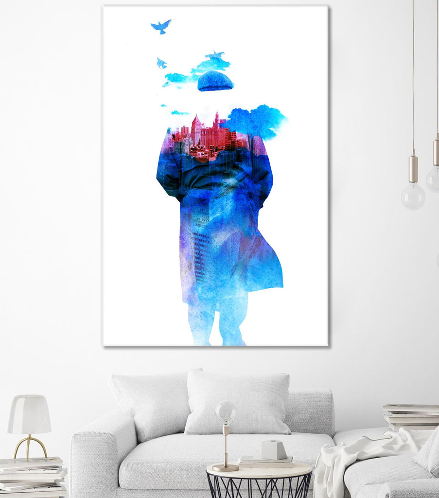 Get Away From Town by Robert Farkas on GIANT ART - white contemporary