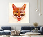 Big Town Fox by Robert Farkas on GIANT ART - beige animals