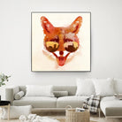 Big Town Fox by Robert Farkas on GIANT ART - beige animals