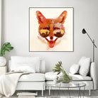 Big Town Fox by Robert Farkas on GIANT ART - beige animals