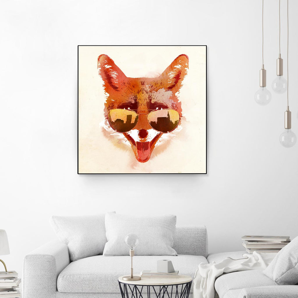 Big Town Fox by Robert Farkas on GIANT ART - beige animals