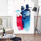 This is my Town by Robert Farkas on GIANT ART - pink city scene