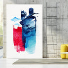 This is my Town by Robert Farkas on GIANT ART - pink city scene