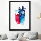 This is my Town by Robert Farkas on GIANT ART - pink city scene