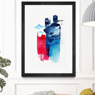 This is my Town by Robert Farkas on GIANT ART - pink city scene