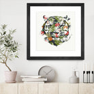 Tropical Tiger by Robert Farkas on GIANT ART - green animals