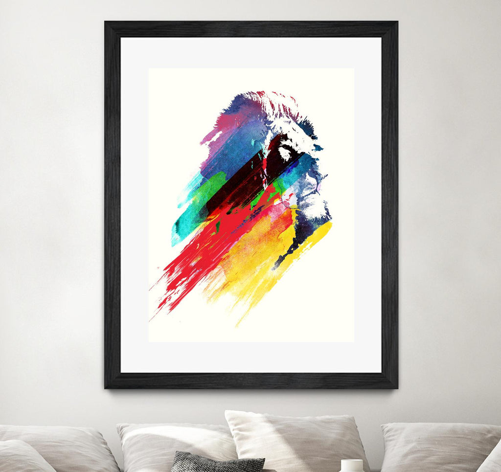 Our Hero by Robert Farkas on GIANT ART - blue animals