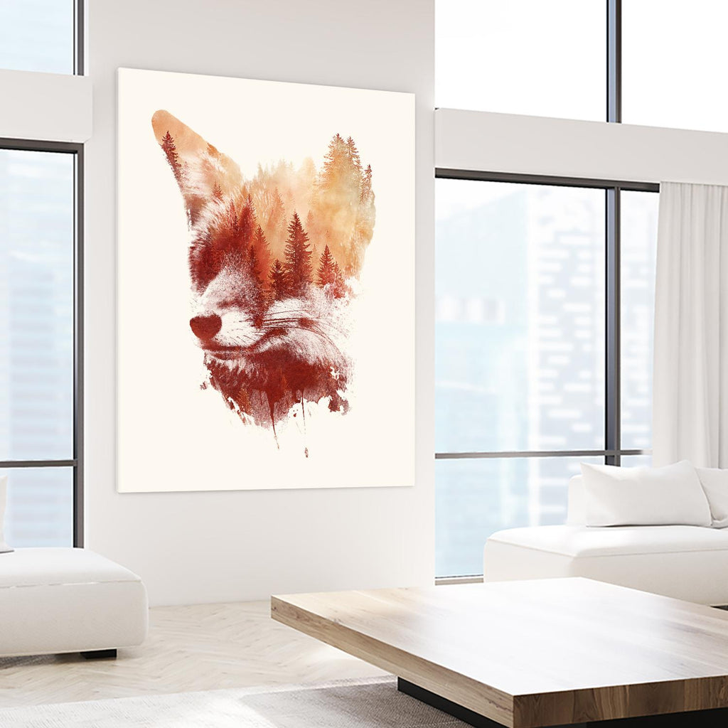 Blind Fox by Robert Farkas on GIANT ART - orange animals