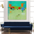 A Skip and a Roll by Dorothy Gaziano on GIANT ART - green abstract