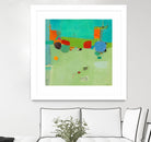 A Skip and a Roll by Dorothy Gaziano on GIANT ART - green abstract