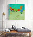 A Skip and a Roll by Dorothy Gaziano on GIANT ART - green abstract