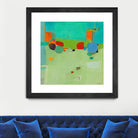 A Skip and a Roll by Dorothy Gaziano on GIANT ART - green abstract